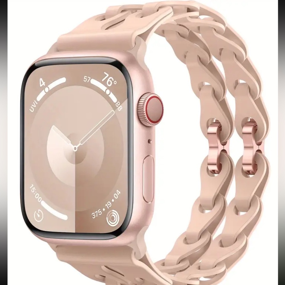 NEW Beige Tan Silicone Bracelet Watch Band Waterproof Sport Strap